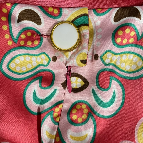 Nicole by Nicole Miller Colorful Sleeveless Sz 14 Paisley Print Shift Dress - Picture 14 of 16